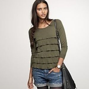J. Crew Tiered Popover Sweater